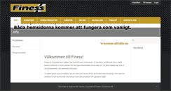 Desktop Screenshot of finess.se
